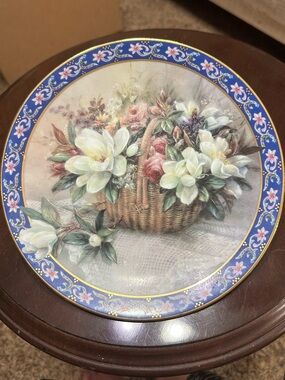 Lena Liu’s “Magnolias,” from the Basket Bouquets collection-vintage